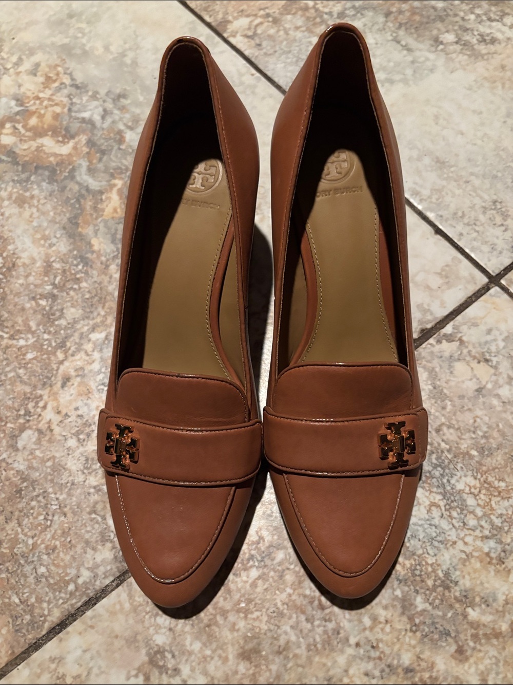Tory Burch Women’s Brown Leather Loafers